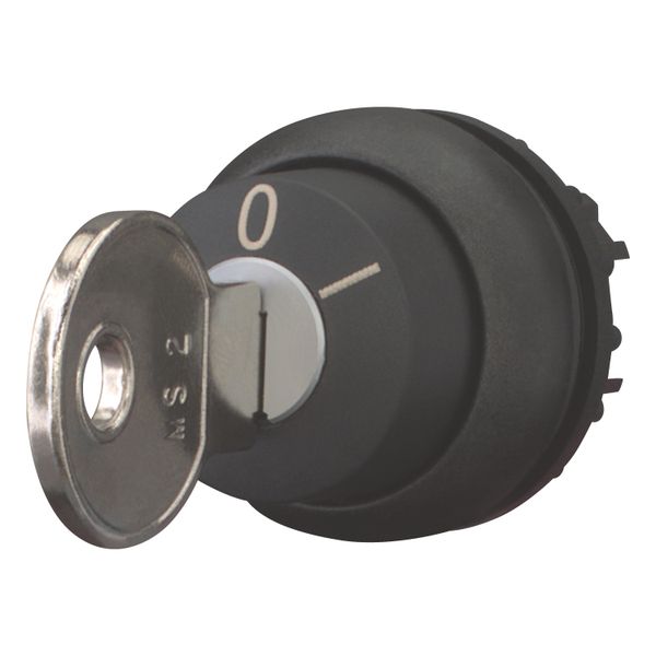 M22S-WRS-MS2 Key-operated actuator, maintained, 2 positions, MS2, Key withdrawable: 0, I, Bezel: black image 2