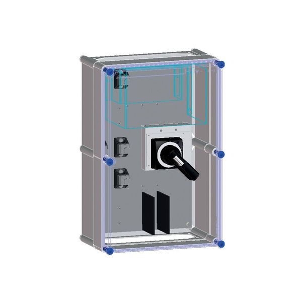 Switch enclosure prepared for 1 NZM3 MCCB 3P image 4