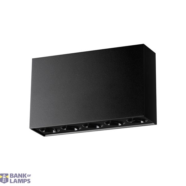 CEILING LAMP SOLE BLACK 4000K LED 5X11W IP20 image 3
