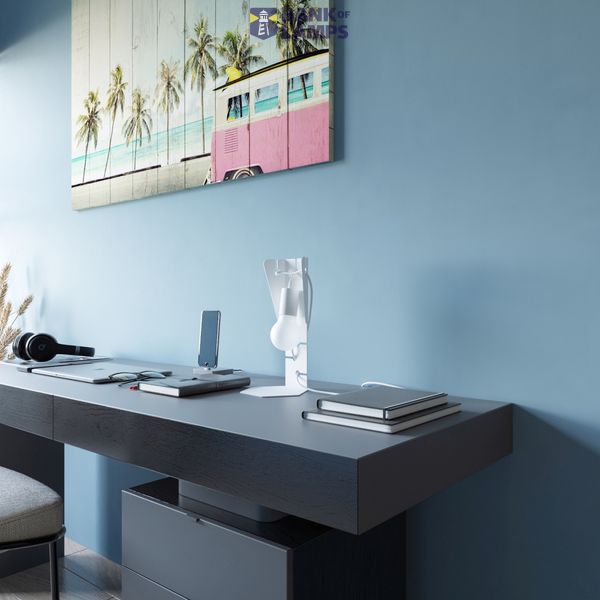 ARBY DESK LAMP WHITE E27 1X60W IP20 image 5