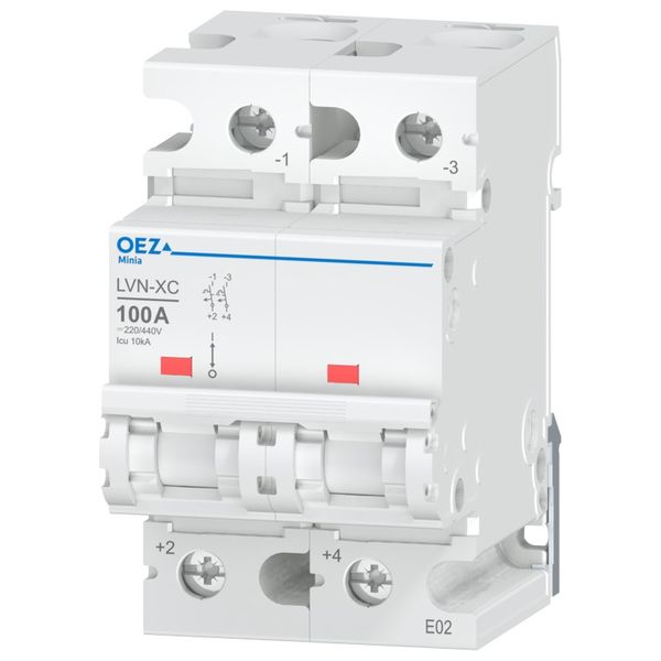 Miniature circuit breaker LVN-XC-100C-2 image 1