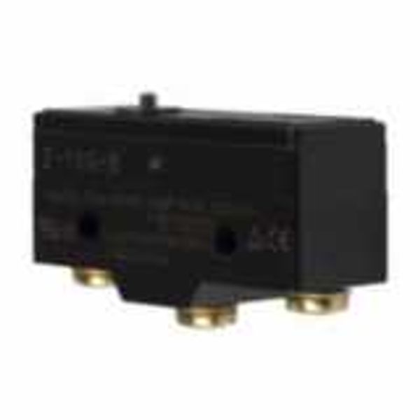 General purpose basic switch, pin plunger, SPDT, 15 A, screw terminals Z15G1318A image 2
