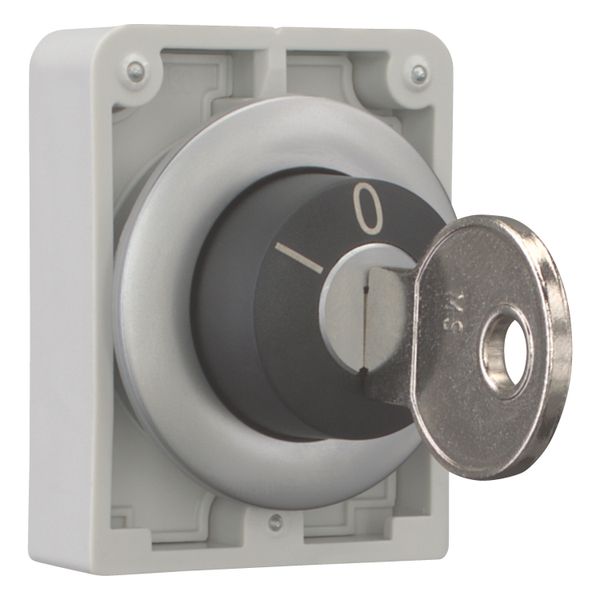 M30C-FWRS3 Key-operated actuator, Flat Front, maintained, 3 positions, Key withdrawable: I, 0, II, Metal bezel image 7