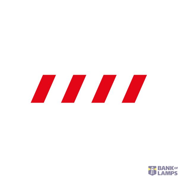 "White and red" tape (80 x 0.05 - 100 m) image 2