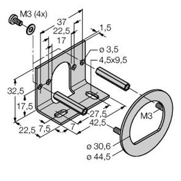 Accessories Mounting Kit   PK-N-MZ-001 image 1