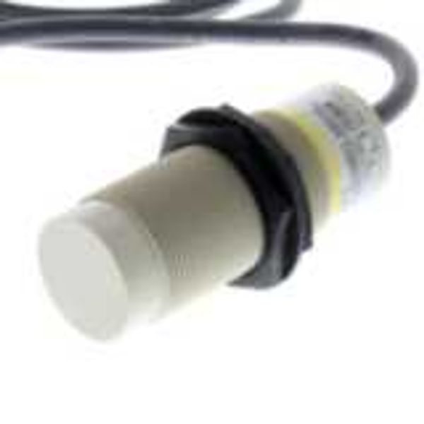 Proximity sensor, capacitive, M30, unshielded, 15 mm, DC, 3-wire, PNP- E2KX1074A image 1