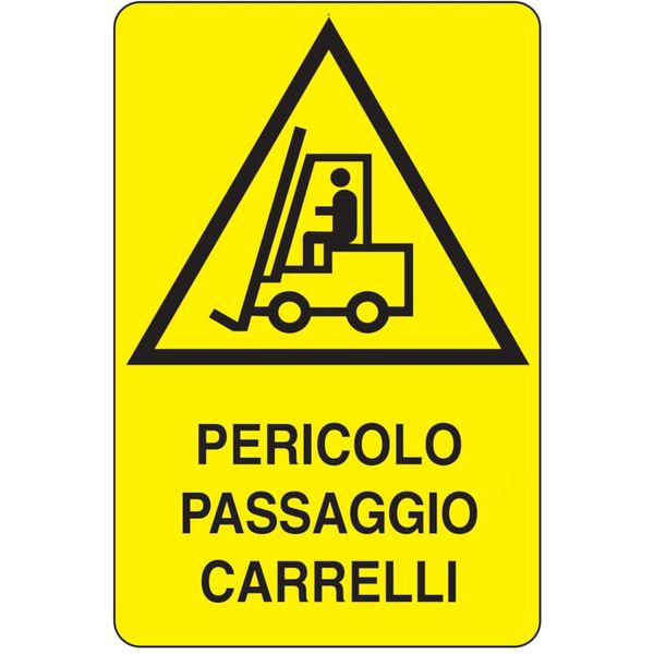 Rectangular danger sign - 330 x 500 mm image 1