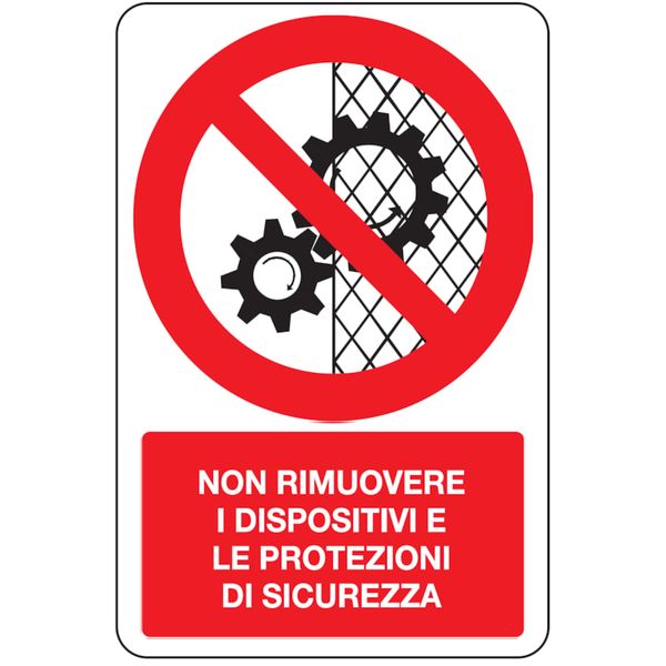 Prohibition sign - Al - 330x500 mm image 1