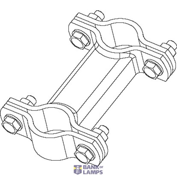 LUMINAIRE POLE BRACKET UMHS 48/48-FT image 1