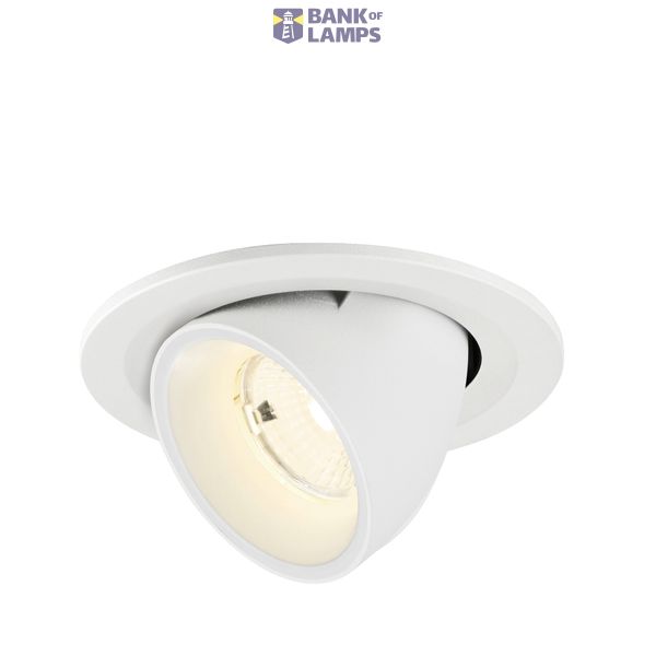 NUMINOS© GIMBLE S recessed ceiling lig 4000K 55ø IP20 rnd wh image 1
