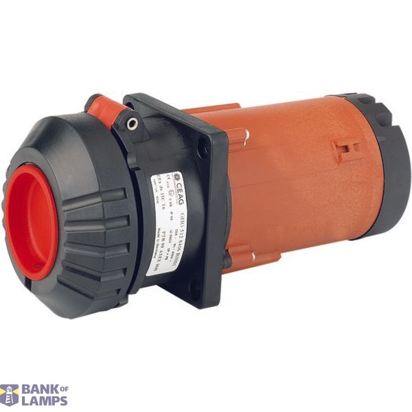 FLANGE SOCKET 32A-4POL-7H/500V image 4