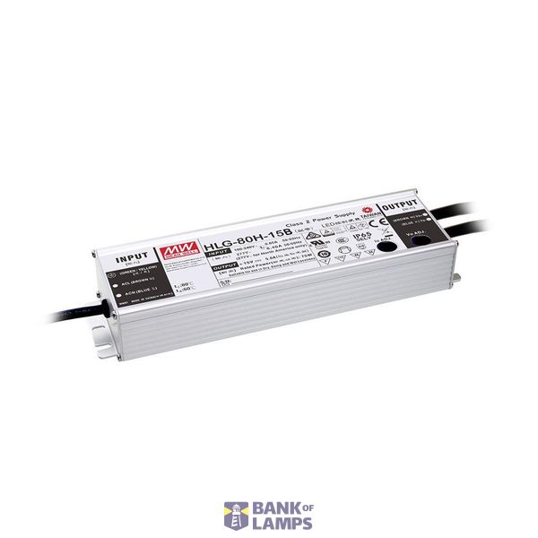 MeanWell HLG-80H Alu-SNT SNT IP65 82W 36V/2,3A CV+CC dimmbar image 1