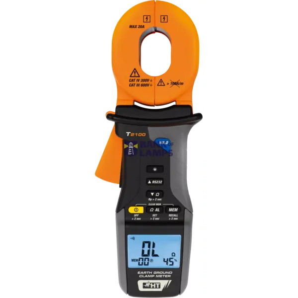 Earth resistance clamp meter T2100 image 1