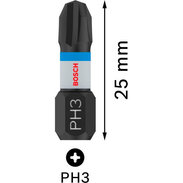 Impact Control PH3 Insert Bits, 2pc image 1