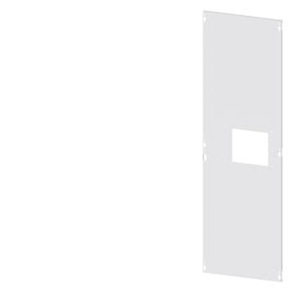 door 3WL size 0, (4-pole), IP54, hinge: right, twist lever W: 600 mm image 1