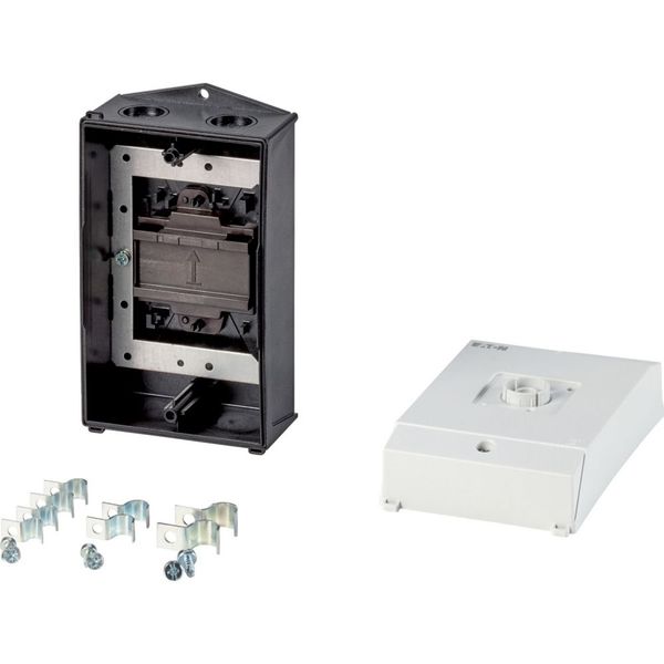 CI-K2H-T0-1-MBS Insulated enclosure CI-K2H, H x W x D = 181 x 100 x 80 mm, for T0-1, hard knockout version, with mounting plate screen image 4