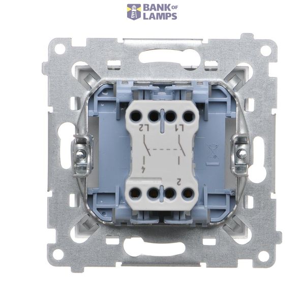 Single surface mounted box, white image 1
