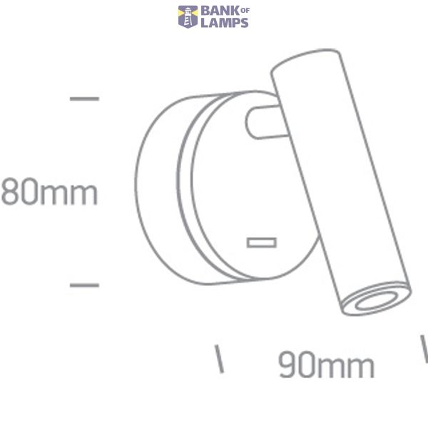 BLACK 3W WW IP20 230V image 3