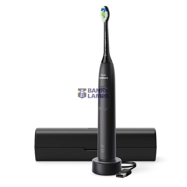 Philips | Electric Toothbrush | Sonicare Series 5300 | Rechargeable | For adults | Number of brush heads included 1 | Number of teeth brushing modes 1 | Black image 1