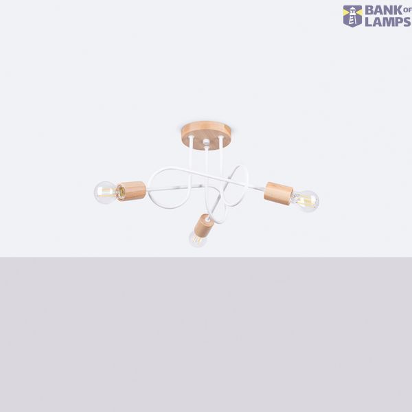 EMBER 3 WHITE CHANDELIER image 11