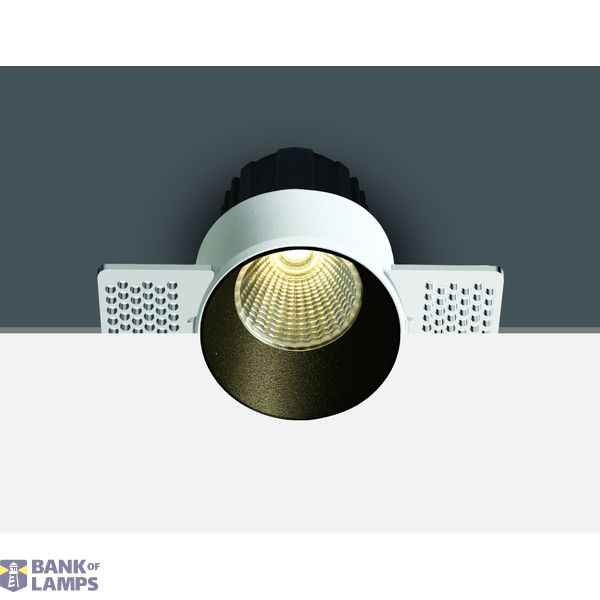 10112BTR/B/V BLACK COB 12W CCTV 2-STEP TRIMLESS 700mA image 1