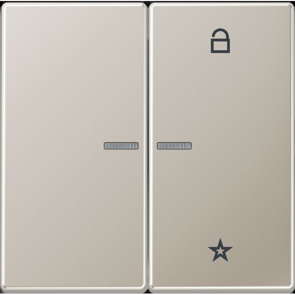 LB Management push-button 2-gang ES1702 image 1