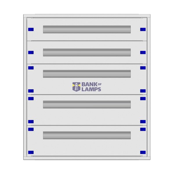 Distribution board insert KVN 60mm, 3-18K, 5-rows image 1