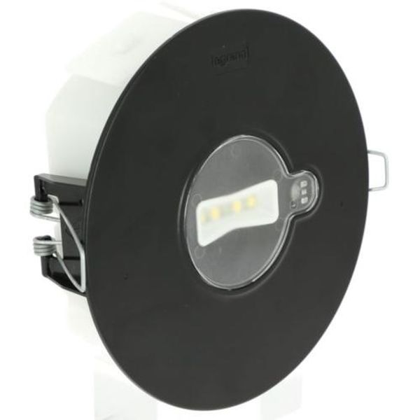 X-LIGHT 360 Black recessed emergency lighting Non Permanent 100 lumens 1H standard image 1