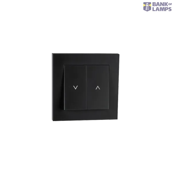 SWITCH FLUSH MOUNTED VENETIAN BLIND BLACK 6-PACK image 1