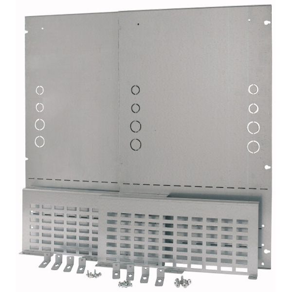 XTPPCAVC2-H700W500 2x Auxilliary compartment (cable area), HxW=700x500mm image 1