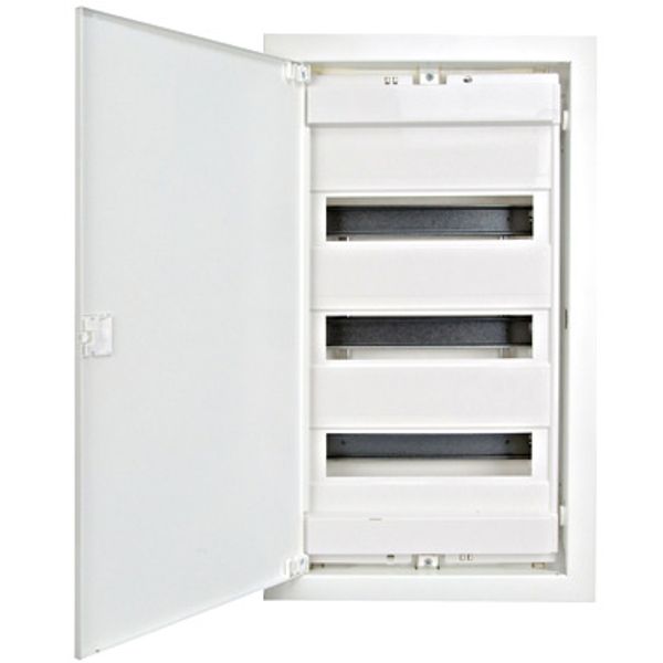 Flush-mounting enclosure 3-rows, IP40, for soild wall image 5