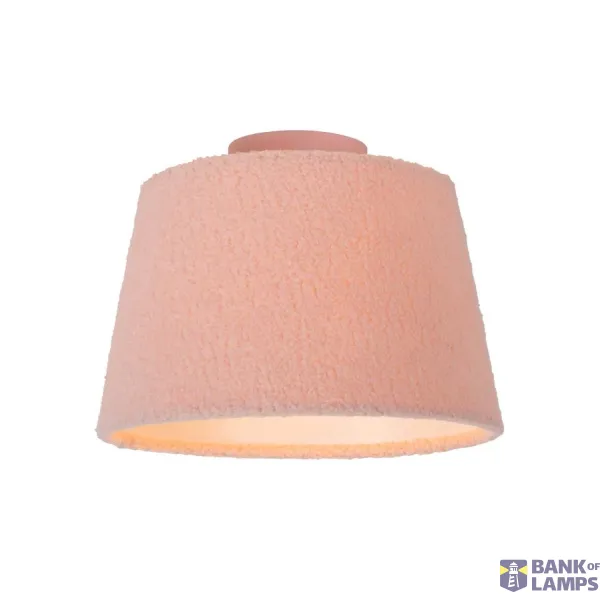 Lucide WOOLLY - Ceiling light - 1xE27 - Roze image 1