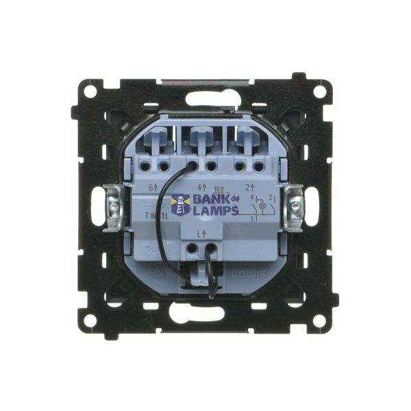 SC/APC double fiber optic sockets, (module), Simon 24, IP20, champagne matt image 1