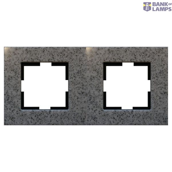 Novella Accessory Corian - Aurora Two Gang Frame image 1