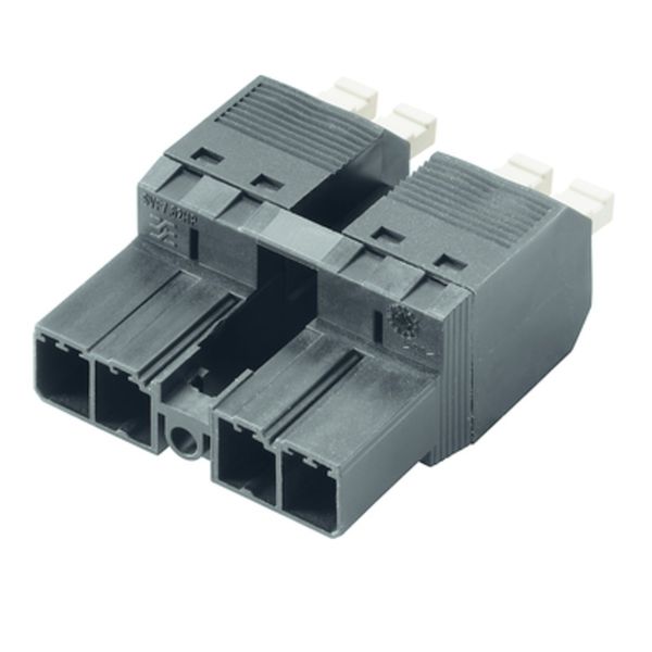 PCB plug-in connector, male plug, 7.62 mm, Number of poles: 3, 180°, PUSH IN with actuator, Clamping range, max. : 6 mm², Box image 2