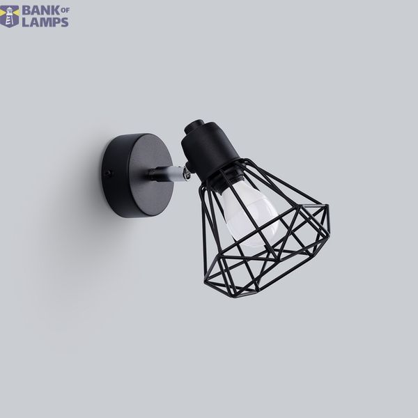 WALL LAMP ARTEMIS 1 BLACK E14 1X40 IP20 image 5