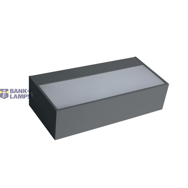ANTHRACITE WALL LIGHT 7W WW IP65 230V image 1
