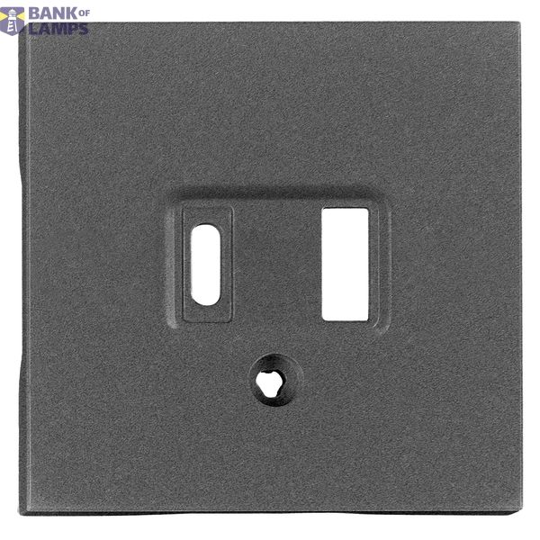 USB charging port cover type A+C, anthracite image 1