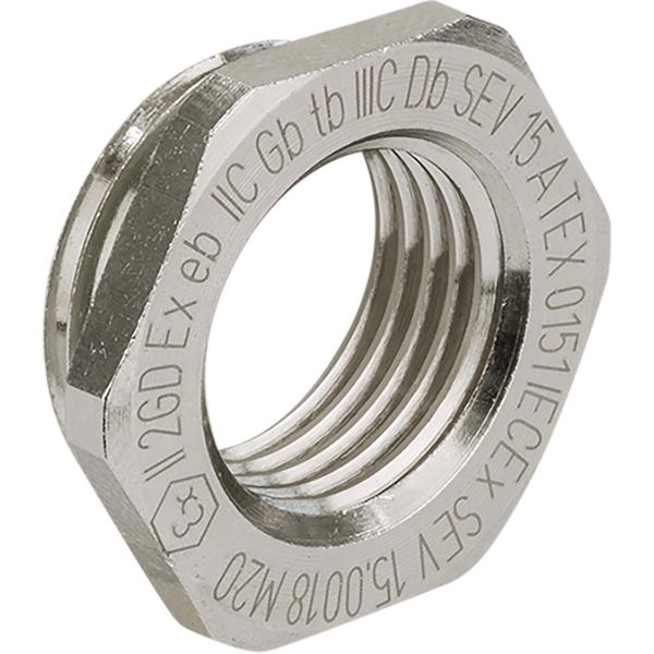 Reduction flange brass M25x1.5 - M16x1.5 Ex e II image 1