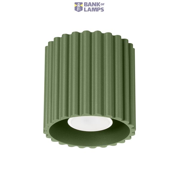 Ceiling lamp AURA 1 olive green GU10 image 1