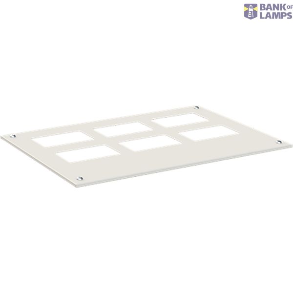 Top plate for 2x TZ flange., WxD 859x625mm image 1