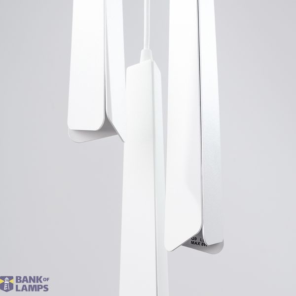 Pendant lamp PRYSM 3P white image 8