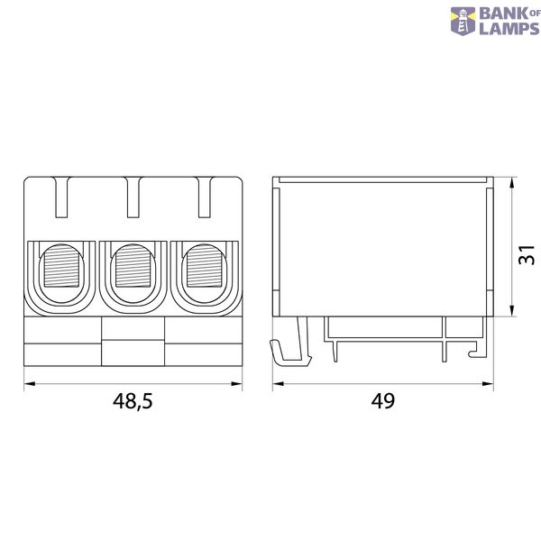 Pass-through connector WLZ35/3x50/n image 2