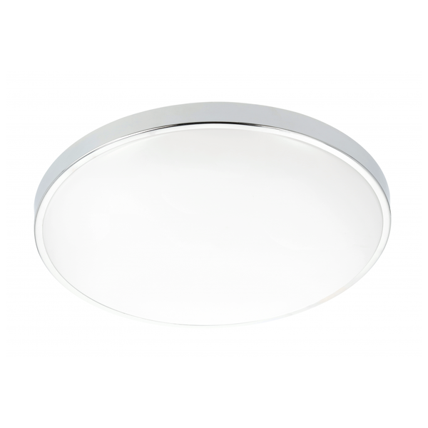 LED luminaire ATOLL, 32 W, 2560 lm, 4000K, AC180-250V, IP54, Ø400 mm, chrome image 1