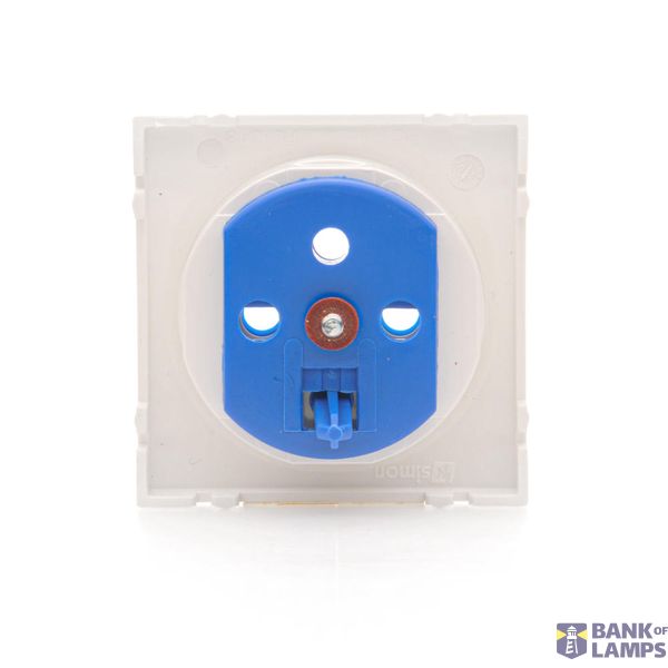 Single computer socket RJ45 category 6 with anti-dust cover, (module), Gold matt, metalic image 1
