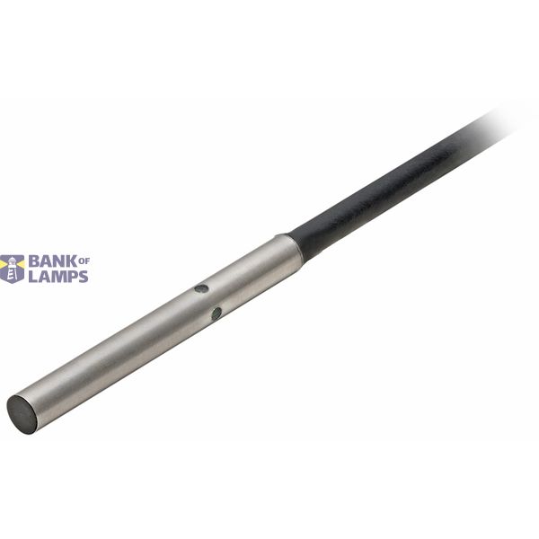 Proximity sensor, inductive, Dia 3mm, Shielded, 0.8mm, DC, 3-wire, PW 5m, PNP NC E2E 8183D image 1