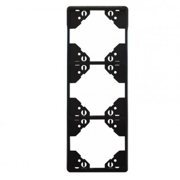 TRIPLE VERTICAL FRAME BLACK image 1