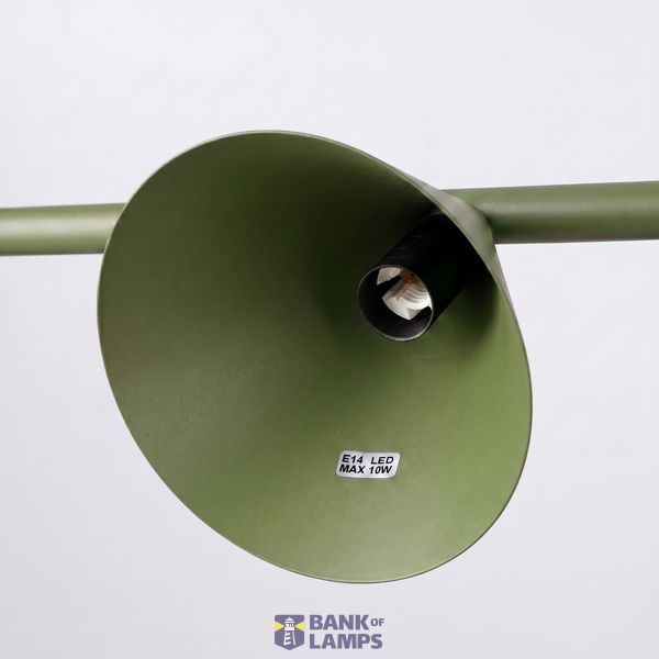 Chandelier NOX 4L olive green image 6