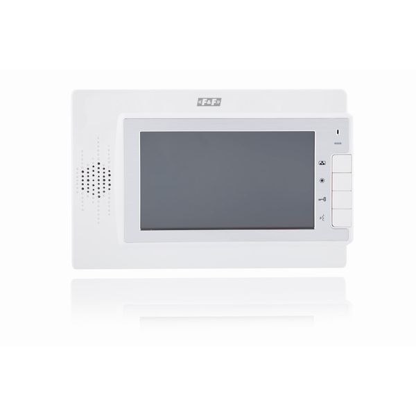 Monitor: 7" color monitor, gate drive control, white + 14.5V 19W power supply image 2