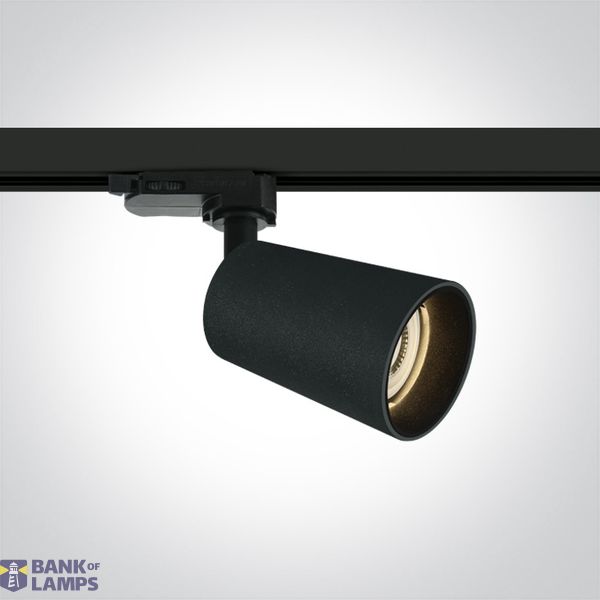 BLACK 10W GU10 TRACK SPOT 100-240V DARK LIGHT image 2